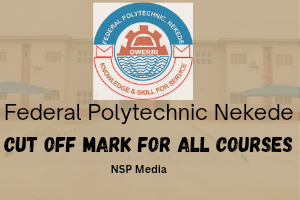 Federal Polytechnic Nekede Cut Off Marks