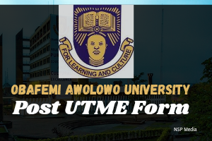 OAU Post UTME Form